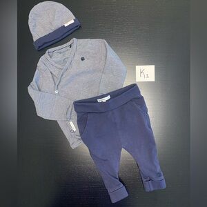 Noppies 2-6m— 3-Piece Set Navy Blue